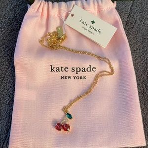 Kate spade cherry necklace